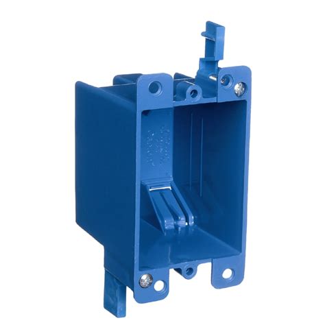 blue electrical box tabs|carlon plastic electrical box.